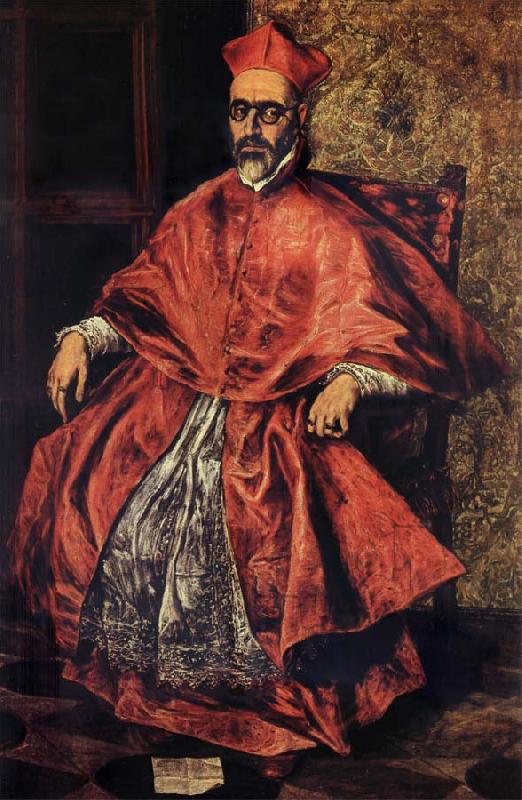 El Greco Portrait of Cardinal Don Fernando Nino de Guevara oil painting image